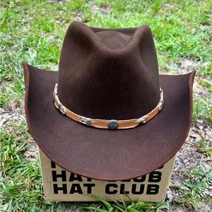 KEMO SAVE STETSON 4X DISTRESSED BROWN RIP YELLOWSTONE SIZE 7 1/8 COWBOY HAT